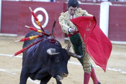 Morante de la Puebla, durante la corrida de San Pedro Regalado.