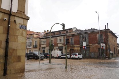 Fuerte tormenta en Medina de Rioseco