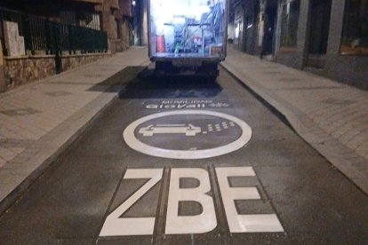 Señalización en la calle San Diego