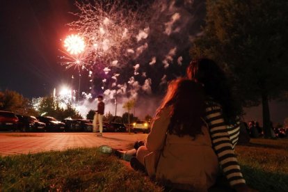 Sexto día de fuegos artificiales en las Fiestas de Valladolid.