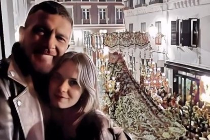 Una de las imágenes del video de Antonio Banderas dedicado a su hija por su boda en Valladolid