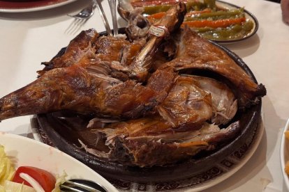 La actriz Ivana Baquero en La Parrila de San Lorenzo