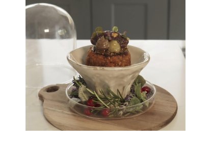 Reino Unido: 'Tartar de Ciervo' de Simon Francis Coulter del restaurante Compass Group