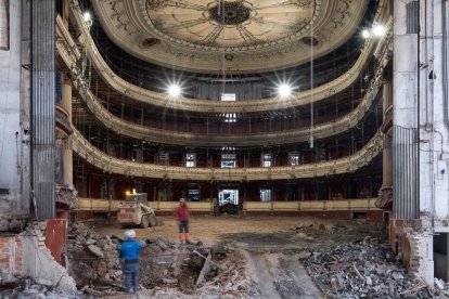 Continuación de las obras del Teatro Lope de Vega de Valladolid
