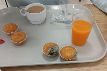 Denuncia por alimentos en mlal estado en la FP de la Santa Espina.