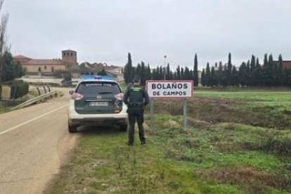 Guardia Civil en Bolaños de Campos.