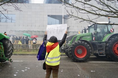 Nueva tractorada en Valladolid en contra de Mercosur