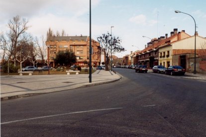 Inicio del Camino Viejo de Simancas en el año 2003