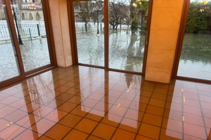 Inundaciones por la crecida del Duero en Tordesillas