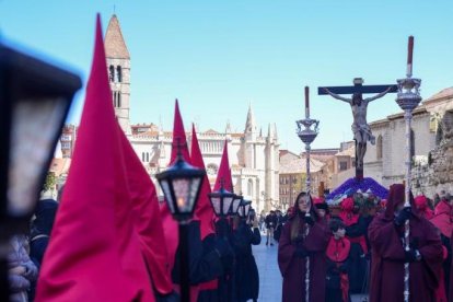 Procesión del Santísimo Cristo de la Luz en Valladolid.