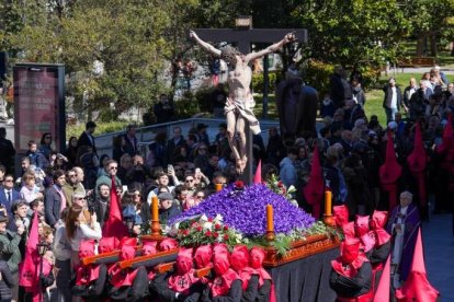 Procesión del Santísimo Cristo de la Luz en Valladolid.