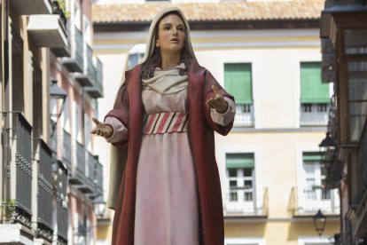 Imagen de la procesión de la Virgen de la Alegría