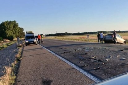 Accidente en La Pedraja de Portillo.