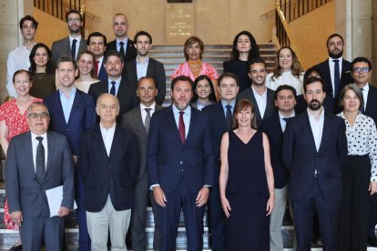 Reunión de Puente con representantes de los países que participarán en la cumbre.