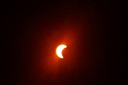 El eclipse se acerca a su totalidad