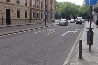 Otra vista de la calle San Ildefonso en 2014