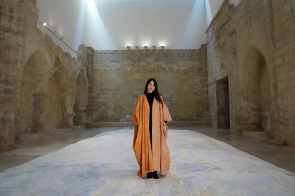 Belén Rodríguez, hoy, en la Capilla del Patio Herreriano. | M. CHACÓN - ICAL