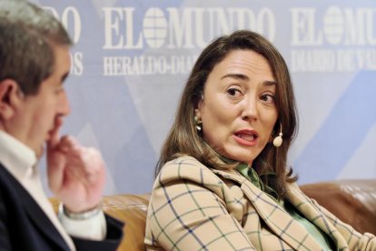 La consejera de movilidad y transformación digital, María González. Club de Prensa El Mundo ‘Smart Cities: La transformación digital en las ciudades’. -PHOTOGENIC.