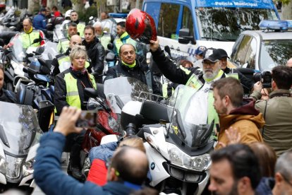 Homenaje a las víctimas de accidentes de tráfico en Valladolid.- J. M. LOSTAU