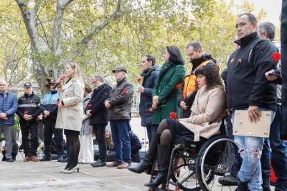 Homenaje a las víctimas de accidentes de tráfico en Valladolid.- J. M. LOSTAU