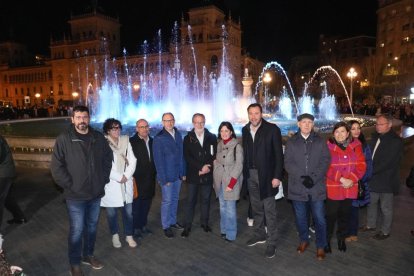 Inauguración de la fuente de plaza Zorrilla.- J.M. LOSTAU
