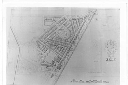 Plano del barrio Belén de 1982.- ARCHIVO MUNICIPAL DE VALLADOLID