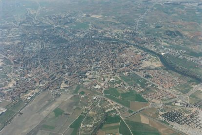 Panorámica de Valladolid donde se avista al barrio Belén entre otros en 1989.- ARCHIVO MUNICIPAL DE VALLADOLID