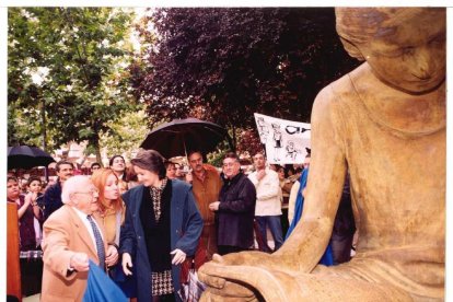 Inauguración de la escultura 