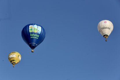 Imagen de archivo del último Trofeo de Aerostación ?diego Criado' en Valladolid. / MONTSE ÁLVAREZ