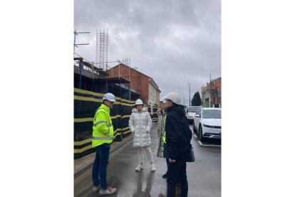 Obras del frontón del barrio de Las Flores en Valladolid. E.M