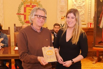 Luis Moratinos en la entrega de los Premios Valladolid Ciudad Deportiva en el Ayuntamiento de Valladolid. PHOTOGENIC