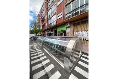 Parkibici de la calle Cardenal Cisneros. J.M. LOSTAU