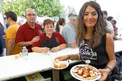 Una ración de pulpo de la Casa de Galicia.