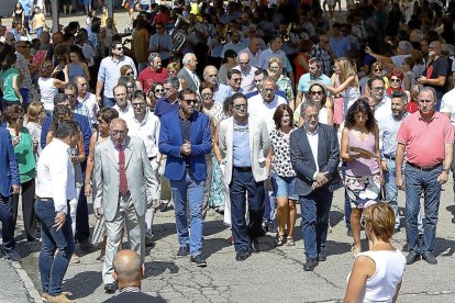 José Luis Bellido, Óscar Puente,Alberto Collantes, María Sánchez y Manuel Saravia.