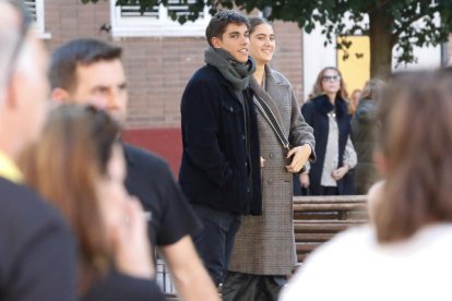 JUAN MIGUEL LOSTAU. 20/09//2022. VALLADOLID. COMUNIDAD DE CASTILLA Y LEÓN. GRABACIÓN DE LA SERIE MEMENTO MORI EN LA AVENIDA REYES CATÓLICOS. YON GONZÁLEZ, FRANCISCO ORTIZ. CÉSAR PÉREZ GELLIDA.