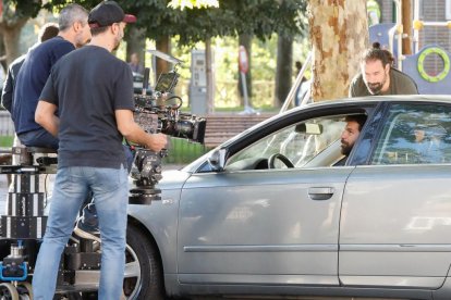Rodaje de 'Memento Mori' en Valladolid. J.M. LOSTAU