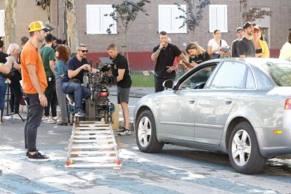 Rodaje de 'Memento Mori' en Valladolid. J.M. LOSTAU