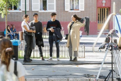 Rodaje de 'Memento Mori' en Valladolid. J.M. LOSTAU