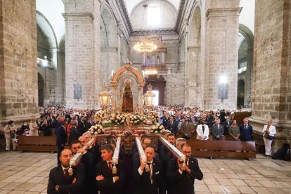 VALLADOLID. 08/09/22. PHOTOGENIC. PROCESION Y MISA VIRGEN DE SAN LORENZO.