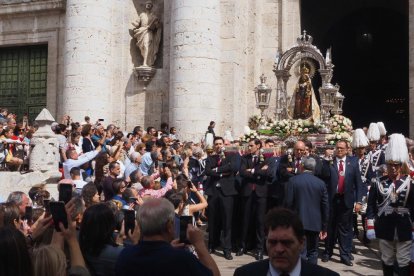 La Procesión de la Virgen de San Lorenzo en una imagen de archivo 