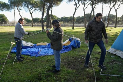 Últimos preparativos en la Antigua Hípica Militar para la edición 2023 de Pingüinos. -J.M. LOSTAU
