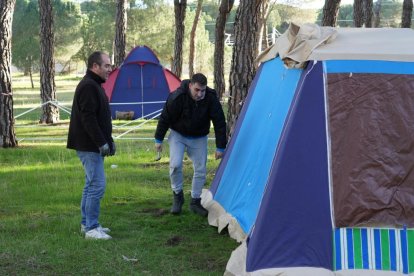 Últimos preparativos en la Antigua Hípica Militar para la edición 2023 de Pingüinos. -J.M. LOSTAU