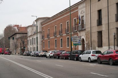 Barrio del Hospital. Edificios históricos en la calle Chancillería. - JUAN MIGUEL LOSTAU