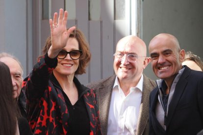 Sigourney Weaver a su llegada al teatro Carrión de Valladolid.- PHOTOGENIC