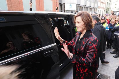 Sigourney Weaver a su llegada al teatro Carrión de Valladolid. -PHOTOGENIC