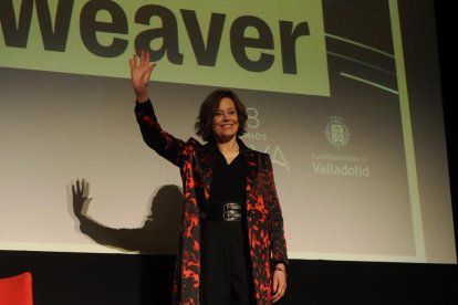 Sigourney Weaver a su llegada al teatro Carrión de Valladolid.- PHOTOGENIC