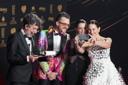 Alfombra roja de la 38 edición de los Premios Goya en Valladolid. -ICAL