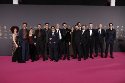 Foto de equipo de 'Saben aquell', la película de David Treuba. -PREMIOS GOYA