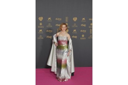 Alfombra roja de la 38 edición de los Premios Goya en Valladolid. -ICAL