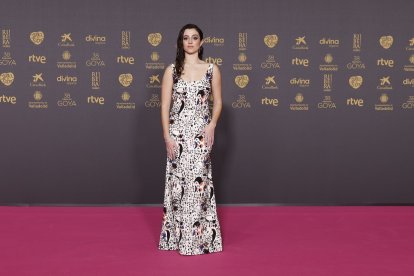 Clàudia Malagelada en la alfombra roja de la 38 edición de los Premios Goya. -RTVE